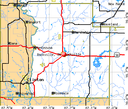 Rockville, IN map
