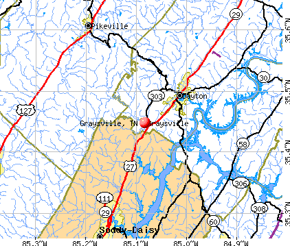 Graysville, TN map