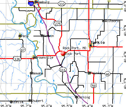 Rock Port, MO map