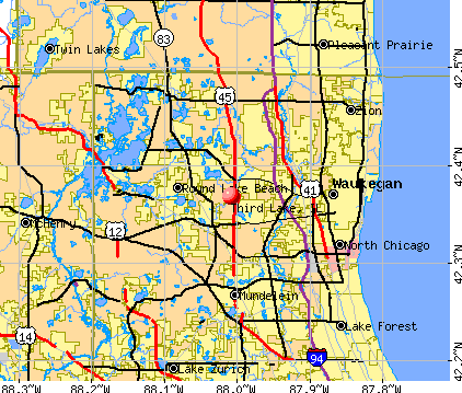 Third Lake, IL map
