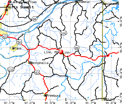 Linn, MO map