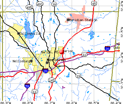 Marion, MS map