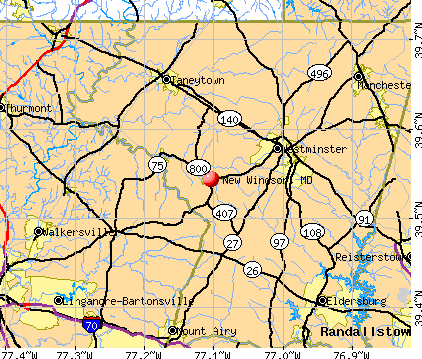 New Windsor, MD map