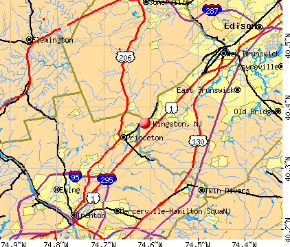 Kingston, NJ map