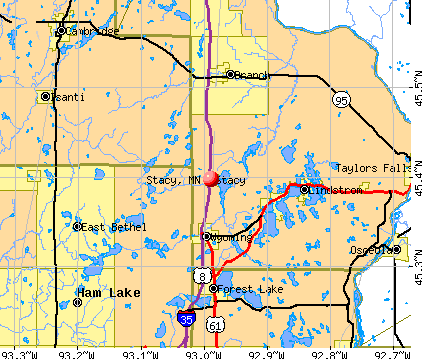 Stacy, MN map