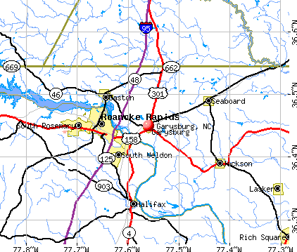 Garysburg, NC map