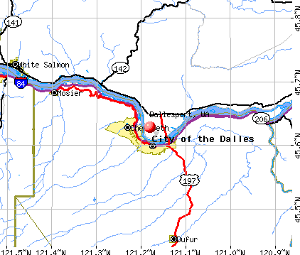 Dallesport, WA map