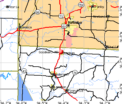 Goodman, MO map