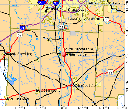 South Bloomfield, OH map