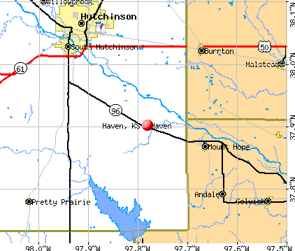 Haven, KS map