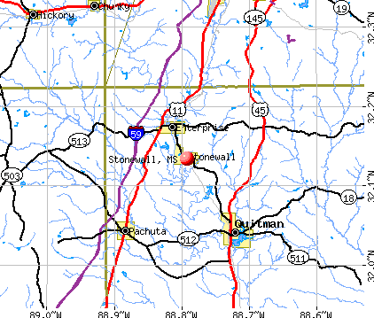 Stonewall, Mississippi (MS 39363) profile: population, maps, real ...