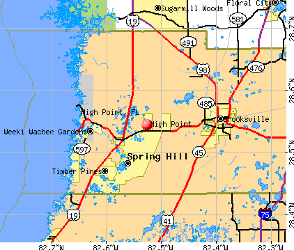 High Point, FL map