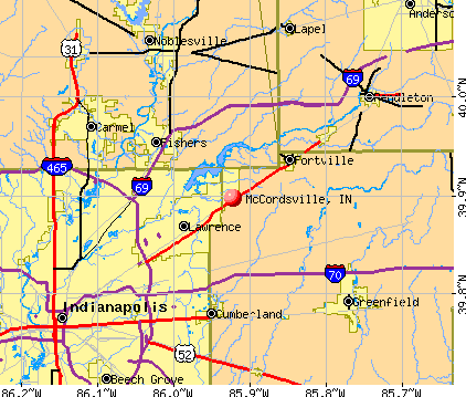 McCordsville, IN map