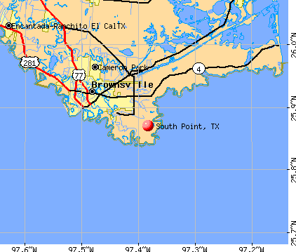 South Point, TX map