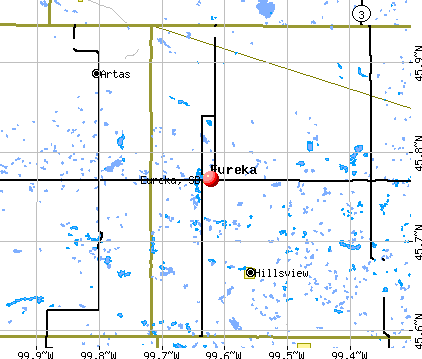 Eureka, SD map