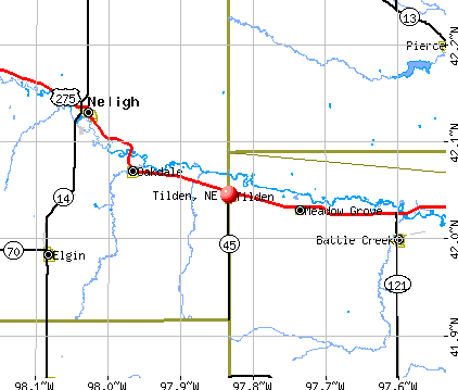 Tilden, Nebraska (NE 68781) profile: population, maps, real estate ...