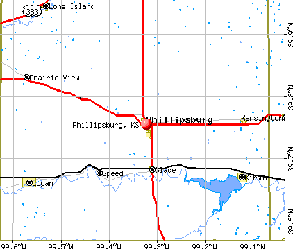 Phillipsburg, KS map