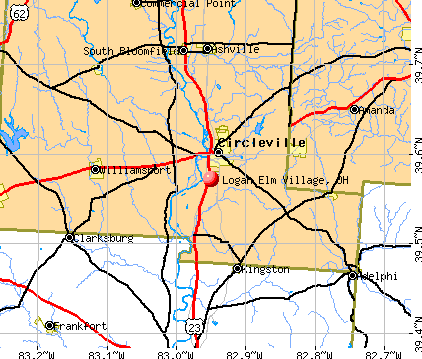 Logan Elm Village, OH map