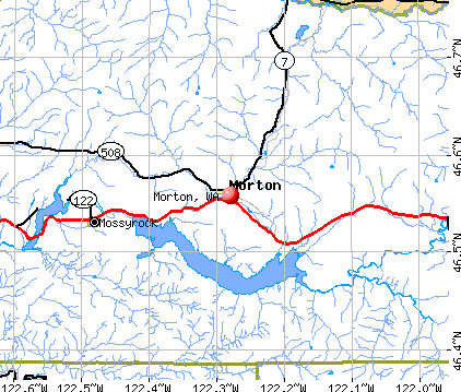 Morton, WA map