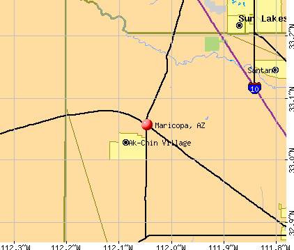 Maricopa, AZ map