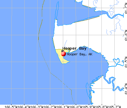 Hooper Bay, AK map