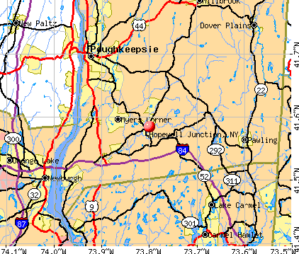 Hopewell Junction, NY map