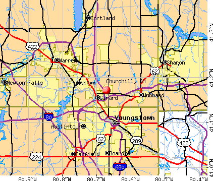 Churchill, Ohio (OH 44420) profile: population, maps, real estate ...