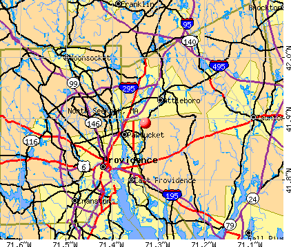 North Seekonk, MA map