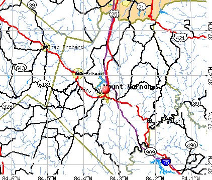 Mount Vernon, KY map