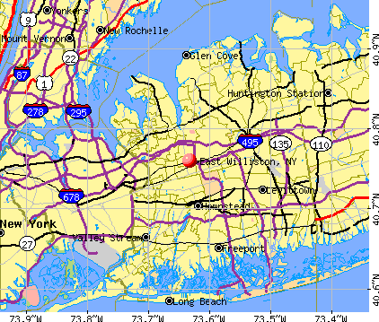 East Williston, NY map