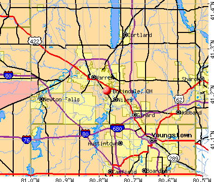 Bolindale, OH map