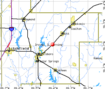 Irving, IL map