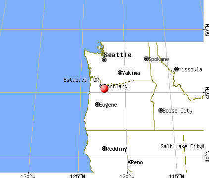 Estacada, Oregon map