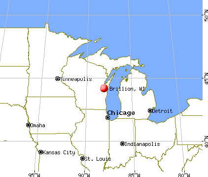 Brillion, Wisconsin map