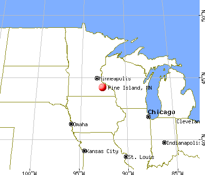 Pine Island, Minnesota map