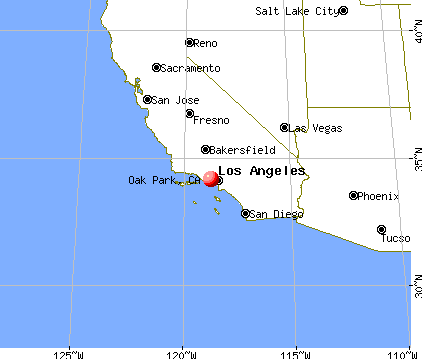 Oak Park, California map