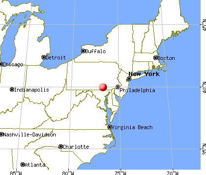 Tyler Run-Queens Gate, Pennsylvania map