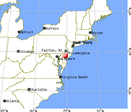 Fairton, New Jersey map