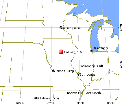 Colfax, Iowa map