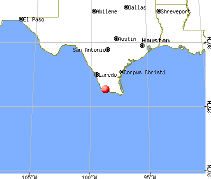 La Casita-Garciasville, Texas map