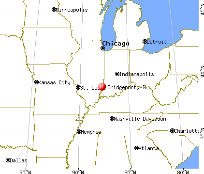 Bridgeport, Illinois map