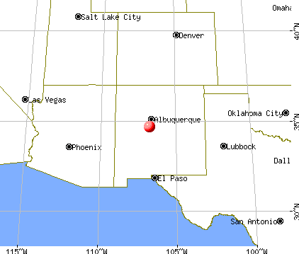 Los Trujillos-Gabaldon, New Mexico map