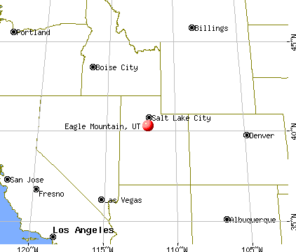 Eagle Mountain, Utah map