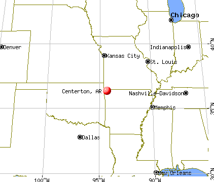 Centerton, Arkansas map