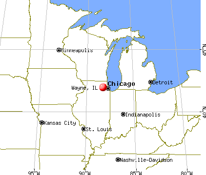 Wayne, Illinois map