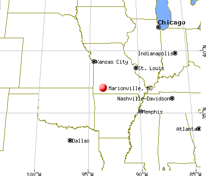 Marionville, Missouri map