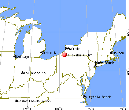 Frewsburg, New York map