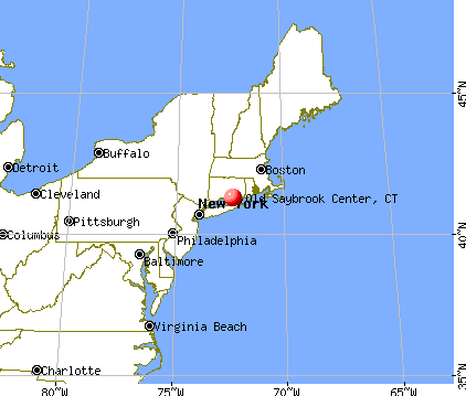 Old Saybrook Center, Connecticut map