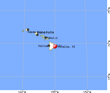 Ainaloa, Hawaii map