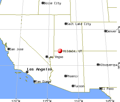 Hildale, Utah map